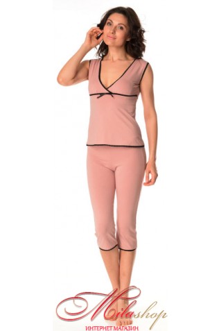 Пижама с капри Barwa 0110/92